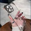 Para funda de teléfono móvil Apple 15promax nuevo iPhone14pro ultra-delgada anti-caídas protección transparente sin bordes