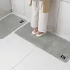 Alfombra de Cocina Larga Resistente a Manchas, Felpudo de Entrada de Baño, Alfombrilla Antideslizante para Inodoro, Alfombrilla Absorbente para Baño