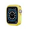 Para Apple Watch 7ª Geração Case Protetor de Botão TPU Cor Doce iWatch6se Capa Macia 345 Borda Anti-queda