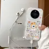 Funda para Teléfono Móvil Adecuada para Huawei Mate80Pro Dibujos Animados Coreanos Pormax Borde Completo 70 Graffiti Pintura al Óleo West Highland