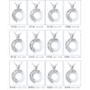 Collar de Mujer Plata 925 Celebridad Cibernética Cadena Clavícula Joyería Doce Constelaciones Simple Elegante Estilo Coreano Personalidad Colgante Moderno