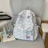 Mochila Escolar para Meninas, Mochila Estilosa Estilo Coreano com Estrelas para Alunos do Ensino Fundamental Anos 3-6, Grande Capacidade, Mochila Versátil de Novo Estilo