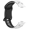 Adecuado para la correa de silicona Huawei Watch Fit5 fit3/fit4pro, diseño de cintura delgada, doble color púrpura y azul grabado con láser