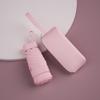 En stock Bolsa de Cuero con Cremallera Paraguas Protector Solar Protección UV Sombrilla para el Sol Cinturón para Mujer Cartera Paraguas Soleado Plegable de Doble Propósito Paraguas de Seis Pliegues