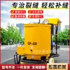 Máquina de Inyección de Asfalto Empujada a Mano, Camión Rellena Grietas de Pavimento de Cemento para Carreteras, Máquina Pequeña de Inyección Automática con Calefacción y Temperatura Constante