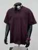 Camiseta de Algodón Puro Retro Pesado Americana 400g Manga Corta Mismo Estilo para Hombres y Mujeres Gruesa y Opaca Estilo Caliente Transfronterizo Envío Directo