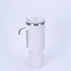 Taza de Hielo de Segunda Generación Transfronteriza de 40 oz de Gran Capacidad con Asa de Acero Inoxidable 304 Taza Portátil para Exteriores Termo Portátil para Coche