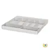 Gabinetes de Almacenamiento para Cocina, Gabinetes Domésticos con Compartimentos Integrados para Cuchillos, Tenedores y Palillos, Divisores de Cajones de Cocina, Cajas de Almacenamiento para Cubiertos