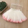 9 Falda de otoño para niña de longitud media, linda falda tutú, falda abullonada, falda de malla