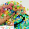 300 Piezas por Bolsa Piedras Luminosas de Colores Piedras para Paisajismo de Jardín y Acuario Grava Luminosa Pequeños Guijarros Luminosos