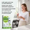 Pastillas de limpieza para lavavajillas transfronterizas 30 piezas, pastillas de cuidado fresco, eliminación de manchas, eliminación de olores, limpieza de lavavajillas doméstico