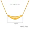 Collar con colgante de acero inoxidable transfronterizo Cadena para suéter de moda europea y americana para mujer 18K Tendencia Joyería Joker al por mayor