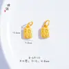 Accesorios Antiguos Fa Shajin Carácter Fu Conejo Zajelam Campana Calabaza Mielera Caja Fuerte Colgante Niña Todopoderosa Mujeres