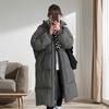 Jaqueta de Penas de Comprimento Médio para Mulheres, Penas de Pato, Nova Jaqueta de Penas de Inverno Feminina Estilo Coreano 2025