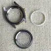 Kit de caixa de relógio modificado 40MM tipo oyster aço inoxidável constante caixa chanfrada adequada para movimento NH35/NH36