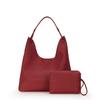Diseño de Patrón Tejido Bolso de Hombro de Nicho Gran Capacidad Bolso de Mano Simple para Viajes Diarios Bolso Tote Relajado Casual para el Brazo