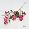 2 tallos pequeños de rosa, flores artificiales para decoración del hogar, arreglos de boda, arreglos florales, arte floral de tela de alta gama, flores falsas
