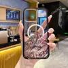 Sitio Web Independiente Más Vendido Funda para Teléfono Estilo Europeo y Americano Montaña Nevada para iPhone 16, Funda Acrílica Transparente con Atracción Magnética para iPhone 18 Pro Max
