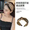 Pinza para el Cabello de Chifón con Lunares Vintage, Moderna, Nueva, de Corona Alta, con una Diadema de Tela de Alta Gama, Diadema de Borde Ancho