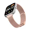 Adecuado para Correa de Reloj Redmi Watch 6, Pulsera con Hebilla Milanés de Acero Inoxidable, Correa de Metal para Smartwatch Redmi 4/5