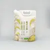 Bolsas de Embalaje para Arroz Xiao Mi de Liaoning Shanxi, Bolsas Autoportantes con Boquilla de Mano, Arroz, Granos, Harina, Embalaje de Plástico, Fabricante Personalizado