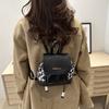 Bolsa Feminina 2025 Nova Vintage Grande Capacidade Mochila Moda Casual Outono Oncinha Bolsa de Ombro Bolsa de Mão