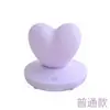 Mini luz noturna criativa de silicone em formato de coração romântico para presente de menina, recarregável por USB, com controle remoto tátil para cabeceira de quarto