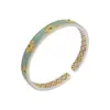 Pulseira Fushi em Prata Esterlina 999.9 "Zhan Chun Ke" Estilo Chinês Novo Estilo Chinês Esmalte Oco Indústria Pesada Luxo Leve Estilo Versátil