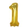 Balão de filme de alumínio digital de 40 polegadas, versão dos EUA, ouro rosa, prata, ouro brilhante, balão digital, vestido de aniversário de casamento, balão