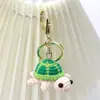 Chaveiro Pelúcia Feito à Mão Crochê Pingente Joia Pequena Boneca Desenho Animado Fofa Boneca de Lã Acessórios para Bolsa Transfronteiriço