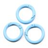 15 colores suministro directo de fábrica hebilla de resorte redonda de color metal para manualidades conector de cadena para perro joyería