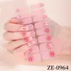 Pegatinas para Uñas Estilo Chino Transfronterizas Película de Esmalte Impermeable Despertar del León Gato de la Fortuna Dibujos Animados Brillantes Pegatinas para Uñas sin Hornear Juego Completo