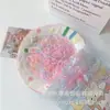 Gomas de Pelo de Goma Gruesas de Colores Coreanas Empacadas al por Mayor Alta Elasticidad No Daña el Cabello Bebé Desechables para Niños y Niñas