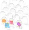 DIY Acrílico Arqueado Semicircular Tarjeta de Asiento en Blanco Acrílico Transparente Decoración de Fiesta Tarjeta de Mesa de Boda