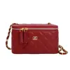 Mini bolso para labiales para mujer, bolso pequeño tipo caja estilo Chanel con cadena de rombos, bolso cruzado decorativo versátil