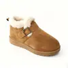 Zapatos Birkenstock de Terciopelo Grueso para Mujer 2025 Nuevos de Abrigo Retro Peludos Cómodos Cálidos Zapatos de Algodón