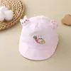 Chapéu de Sol de Desenho Animado para Bebês Meninos e Meninas, Estilo Fino Primavera e Verão, Aba Macia, Proteção Solar para Recém-Nascidos