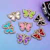 DIY Exclusivo Combinação Versátil Pulseira Colar com Pingente Borboleta Cravejado de Diamantes Acessórios de Joias Venda Direta da Fábrica Transfronteiriça