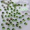Pedras de strass para nail art verde claro, com base pontiaguda, formas sortidas, verde translúcido, decorações populares e luxuosas de strass para nail art