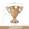 Estilo Europeu Ferro Forjado Flor de Ouro Vaso de Flores Atacado Amazon Comércio Exterior Arranjo de Flores Retrô Decoração de Casamento Vaso de Flores Secas Atacado