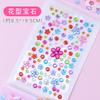 Puesto Callejero Suministro Pegatinas de Diamantes de Colores para Niños Caricaturas Pegatinas Decorativas Hechas a Mano para Niñas Pegatinas de Diamantes Brillantes Estéreo