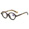Nuevo Marco de Gafas Nerd Ovalado Gafas Anti Luz Azul para Mujer Estilo Coreano Gama Alta Estampado de Leopardo Retro Literario Gafas Planas