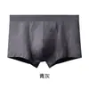 Cuecas Boxer Masculinas de Algodão Cor Lisa Antibacterianas para Jovens Tamanho Grande Cintura Média Confortáveis Boxer Briefs Planas Dropshipping Atacado