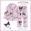 Comércio exterior pijamas infantis meninas primavera e outono cardigã de manga comprida bebê menina desenho animado roupa de casa conjunto fabricantes atacado