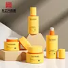 Set de productos de cuidado de la piel personalizado de fábrica, empaque de botella de plástico, botella de crema de 50g, botella dispensadora de loción de 40ml 100ml, venta al por mayor