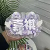 Colgante de Apoyo Doble Nombre Jun Kai y Lu Si Producto Terminado Reflectante para Manualidades Mercancía Creativa de Celebridades Accesorios de Fieltro No Tejido