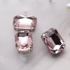 10X14mm Retangular Retangular Colorido Vidro Costurado à Mão Garra Broca DIY Strass Acessórios de Vestuário Decorações de Roupas
