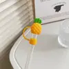 Tapa de pajita con garra de gato transfronteriza nueva, taza Ice Bully, tapa de pajita de PVC de grado alimenticio, tapa antipolvo para pajita de 10 mm, en stock