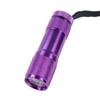 Linterna de Detección Fluorescente de Cazador 395Nm Luz Púrpura UV Linterna Portátil Antifalsificación Lámpara de Musgo para Gatos Linterna 12 Led Detección de Luz Púrpura