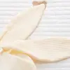 Chapéu de Orelhas de Coelho Longas para Recém-nascido Primavera e Verão Estilo Ins Escandinavo com Tira Chapéu Protetor de Orelhas para Bebê Sem Costura Chapéu Fetal para Bebê Estilo Coreano
